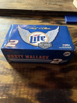 Rusty Wallace Ac NASCAR #2 Miller-Lite/Harley-Davidson Taurus 1999 escala 1:24 Foto 1 de 3