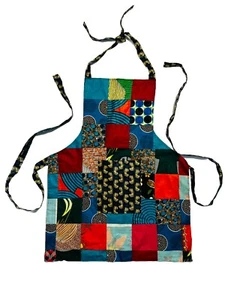 Bunte Patchwork Küche Latz Schürze Recyclo Craftz Made In Sambia Boho - Bild 1 von 6