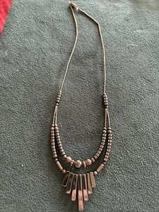 Collar Hermatite Vintage Años 80 - Imagen 1 de 7