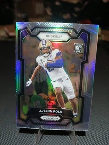 Selecciones del draft de Panini Prizm 2024 Ja'Lynn Polk novato radiocontrol Silver Prizm #177 - Imagen 1 de 2