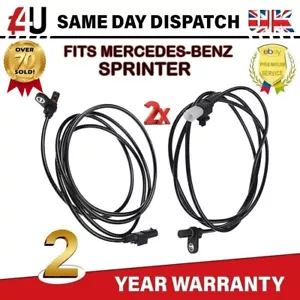 2X ABS SPEED SENSOR FOR MERCEDES-BENZ SPRINTER ( 2006-18) VW CRAFTER REAR L & R - Picture 1 of 11