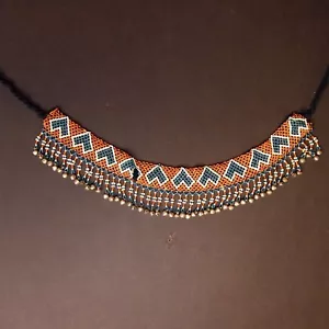 COLLANA di perline Pastunistan Afghanistan Kabul tribale 809x8 - Foto 1 di 4