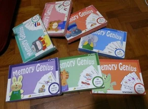 Rare Very Good Used Shichida Tensai Memory Genius Flashcard full set A to G - Bild 1 von 3