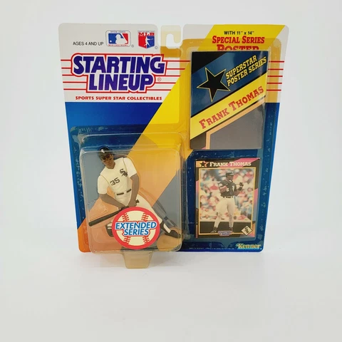 Vtg Kenner Starting Lineup Frank Thomas MLB Baseball 1992 Ed Chicago White Sox Cover