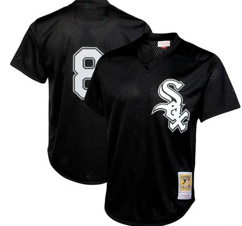 Authentic Mitchell & Ness Chicago White Sox #8 Baseball Jersey New Mens XL $90 Cover
