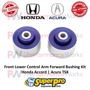 Superpro Front Lower Control Arm Forward Bushing Kit For Honda Accord/ Acura TSX - Picture 1 of 7