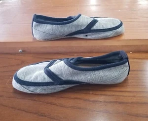 Grandt Mason Vegan Gray Cotton Slip On Loafer Flats Women's 8 - Picture 1 of 10