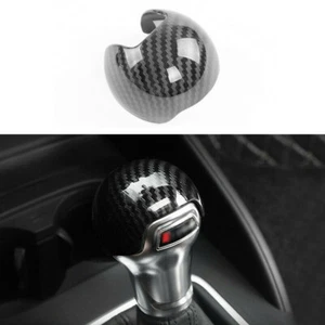 For AUDI A3 S3 8V 2014-2018 Real Carbon Fiber Gear Shift Knob Head Cover Trim - Picture 1 of 6