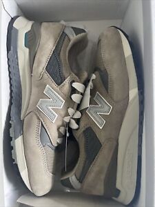 New Balance Made in USA 998 Core Grey Day Sneakers U998GR US 5.5 NEW in box