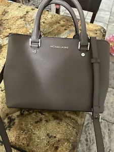 Michael Kors Savannah Saffiano Leather Satchel Bag - Picture 1 of 11