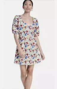 NWT RIXO for Target Floral Short Sleeve Button-Up Dress- Size 28W/30W!! Spring - Picture 1 of 8