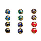 12 Pcs Jewelry Findings Beads Gemstone Bracelet Round Loose