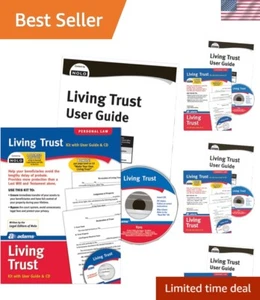 Living Trust Kit, Forms and Instructions, Includes CD , White - Foto 1 di 9