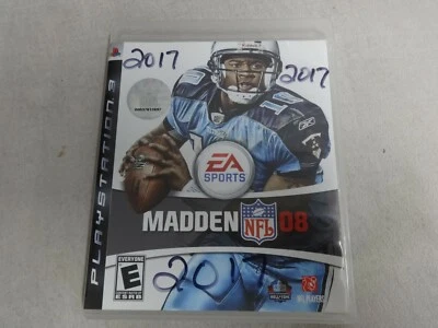 Madden NFL 08 Sony Playstation 3 PS3 Game Disc & Box, No Manual Free Ship - Image 1 of 3