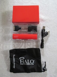 HALO pocket power portable power charger with LED flashlight