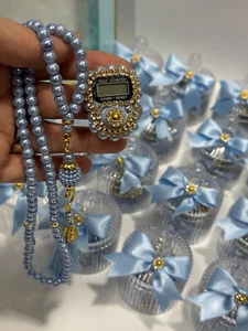 Fancy Tasbeeh & Finger masbaha in Transparent Gift Boxes wedding engagement - Foto 1 di 13