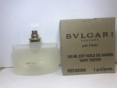 Bvlgari Voile de Jasmin Eau de Toilette 100ml/3.3oz Spray Tstr Novo Na Caixa Frete Grátis - Imagem 1 de 3