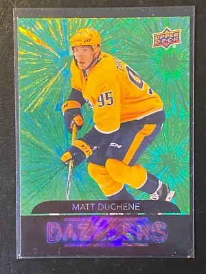Matt Duchene 2020-21 Insert UD Dazzlers Green #DZ-26 Nashville Predators - Image 1 of 2