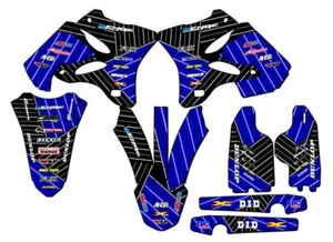 2005-2007 YZ 125 RACE SERIES Blue Senge Graphics Kit Compatible with Yamaha - Picture 1 of 10