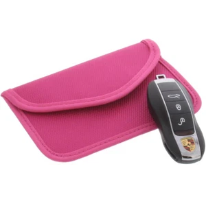 Radiazioni Borsa XL per Keyless Chiave Entry Open Go Protezione Fucsia - Zdjęcie 1 z 5
