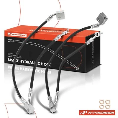 A-Premium 2x Brake Hydraulic Hose Front L & R for Nissan TITAN XD 2017 2018-2023 - Image 1 of 4