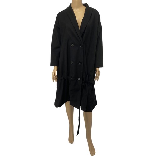 Alexander McQueen Cappotto con cintura nera