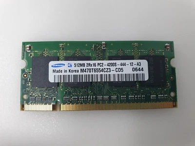 Fujitsu Amilo Pro V2055 Memory RAM 512MB DDR2 PC2-4200s Samsung M470T6554CZ3-CD5 - Image 1 of 4