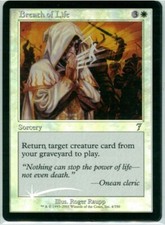 FOIL MTG Breath of Life 7th Edition 7ED English NM