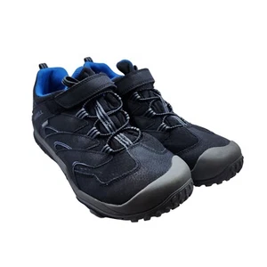 Merrell Chameleon 7 Niños EE. UU. 7 M Cuero Negro Azul Correa Zapatos de Senderismo - Imagen 1 de 12