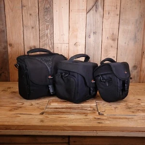Lowepro Camera Bag Bundle x3 - LP110 / LP117 / LP114 - Picture 1 of 7