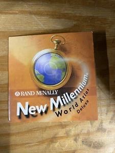 Rand McNally New Millennium World Atlas Deluxe CD-ROM Windows 95/98/NT 1998 - Picture 1 of 5