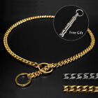 Stainless Steel Dog Choke Collar Slip P Chain Metal Pet Training Show Necklace