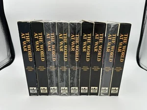 HBO The World at War 9 VHS Vol 14, 15, 22, 23, 26 Open, 16, 19, 21, 25 Sealed - Picture 1 of 15