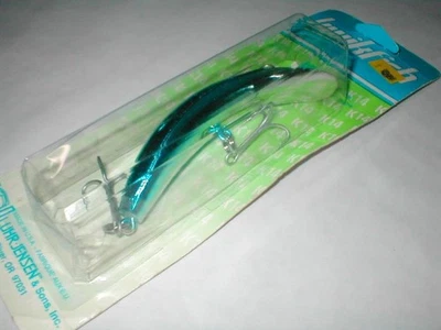  Nuevo de Lote Antiguo Lurh Jensen Kwikfish K14 Silencioso Plata Azul Escala Nuevo en Paquete  Foto 1 de 4