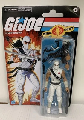 Hasbro G.I. Joe Storm Shadow 6" Serie Clasificada Retro Cardback, Nuevo, MOSC Foto 1 de 4