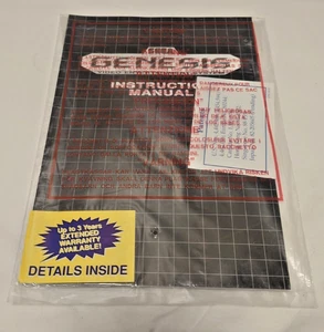 Sega Genesis System Console Instruction Manual Only 1989 - Picture 1 of 6