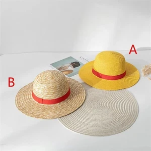 4pcs ,Straw Hat Luffy / Topi Jerami Luffy Anime Cosplay - Picture 1 of 2