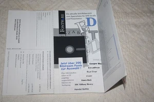 Original Prospekt Fontware DM Preise Preisliste EDTZ Software Vintage Retro - Bild 1 von 5