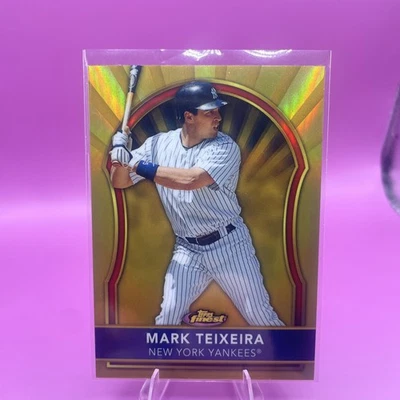 2011 Topps Finest - Mark Teixeira #4 Gold Refractor /50 - Image 1 of 2