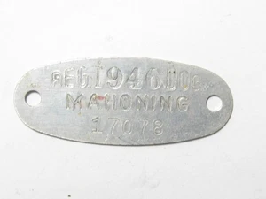 1946 Mahoning County Ohio Dog Tax Tag License - #65276 - Picture 1 of 2