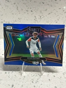 2024-25 Panini Select FIFA Hugo Ekitike Field Level Blue Prizm Frankfurt - Picture 1 of 2