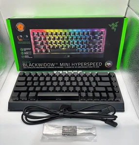 Razer - BlackWidow V4 Mini 65% HyperSpeed Wireless Orange Switch Gaming Keyboard - Picture 1 of 1