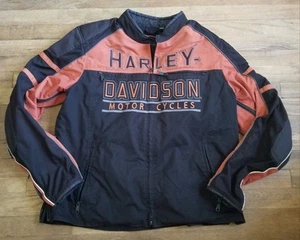 Harley Davidson Riding Jacket Mens XL Gastone Mesh Black Colorblock Vented - Picture 1 of 10