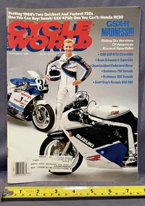 Cycle World February 1988 magazine GSX-R Madness!!! - Picture 1 of 4