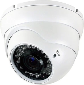 Analog CCTV Camera HD 1080P 4-in-1 (TVI/AHD/CVI/CVBS) Security Dome White - Picture 1 of 6