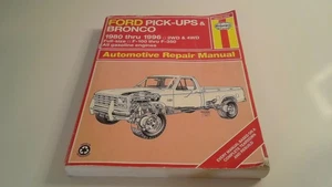Haynes Ford Pick-ups and Bronco 1980-1996 Automotive Repair Manual 36058 - Bild 1 von 6