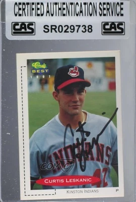 CAS Certified 1991 Classic Best Minor League Curt Leskanic #297 Sealed Auto - Image 1 of 2