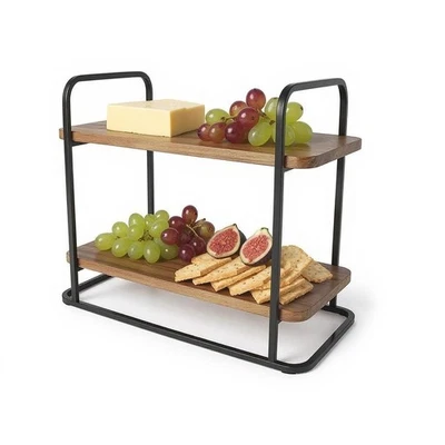 Serviertablett Servierregal Etagere Buffet Servierbrett Cheffinger CF-5001 - Bild 1 von 4