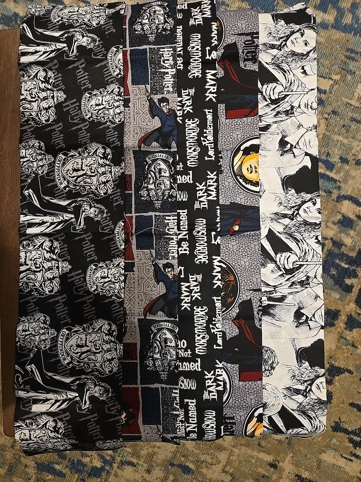 5x Harry Potter Fat Quarters Assorted - Image 1 of 4
