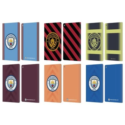 MANCHESTER CITY MAN CITY FC 2022/23 BADGE KIT LEATHER BOOK CASE FOR AMAZON FIRE - Image 1 of 4
